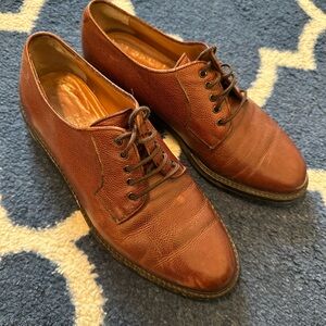 Salvatore Ferragamo Brown Leather Oxfords